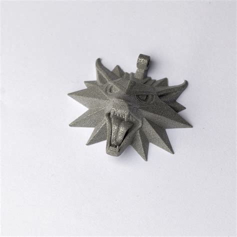 The Witcher Medallion For 3d Printing Finished Projects Blender