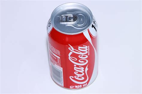 330 Ml Red Coca Cola Soda Can Coca Coke Cola Editorial Food