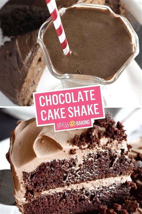 My mom had a roal dahl 'revolting recipes' book with a bruce bogtrotter cake in it that looks exactly like yours. Homemade Portillo's Chocolate Cake Shake | Stress Baking | Chocolate cake shake, Portillos ...