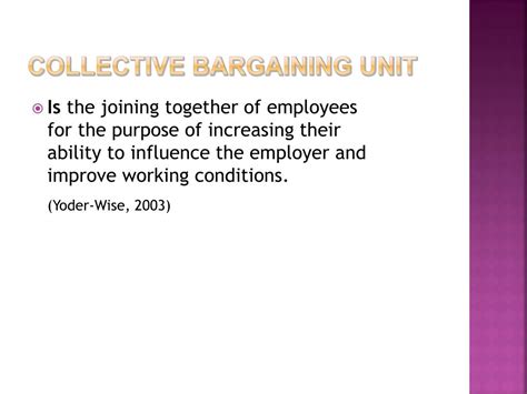 Ppt Collective Bargaining And Labour Relations Powerpoint