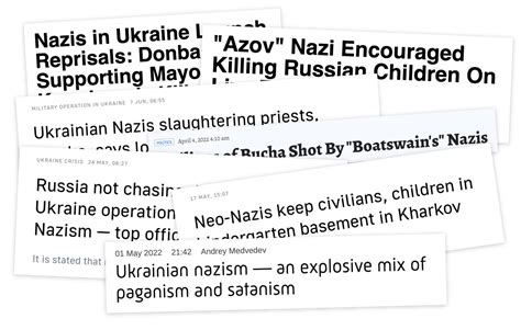how the russian media spread false claims about ukrainian nazis the new york times