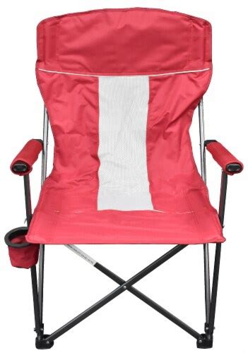 Vmi Outdoor Living Hard Arm Folding Chair Red 1 Ct Food 4 Less