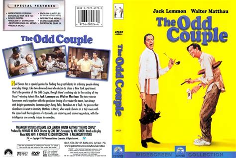 The Odd Couple Movie Dvd Scanned Covers 4843the Odd Couple Dvd Covers