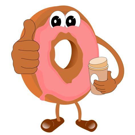 Coffee And Donut Yeah Animation Openclipart