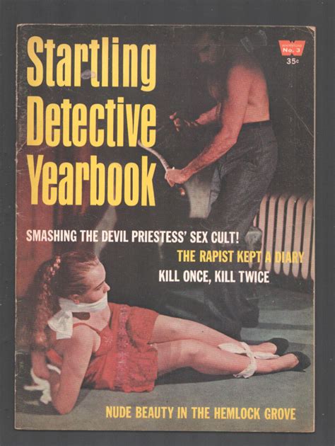 Startling Detective Yearbook 3 1965 Bound And Gagged Woman Horror Coverr Exploitation Posed