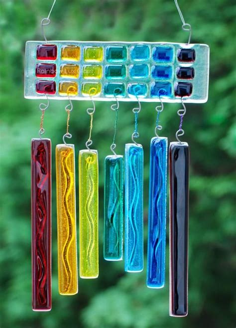 Rainbow Wind Chime Suncatcher For Garden Or Home Very Etsy In 2020