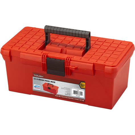 Flat Top Tool Box Red