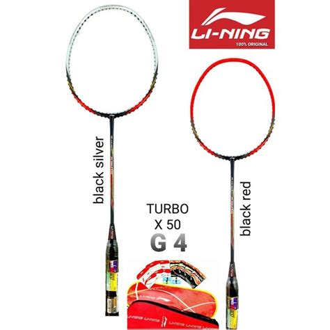 Jual Raket Bulutangkis Badminton Lining Turbo X G Bonus Tas Original Grip Dan Senar Di