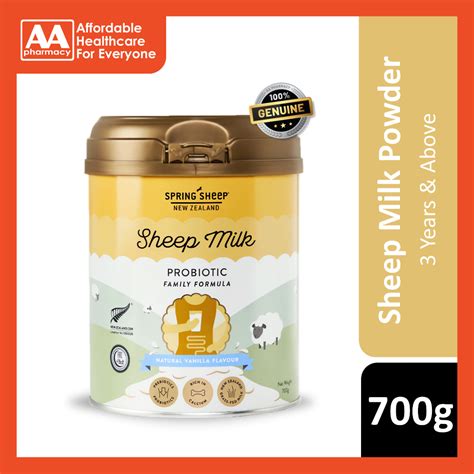 Spring Sheep New Zealand Sheep Milk Probiotic Vanilla Flavour 700g 4