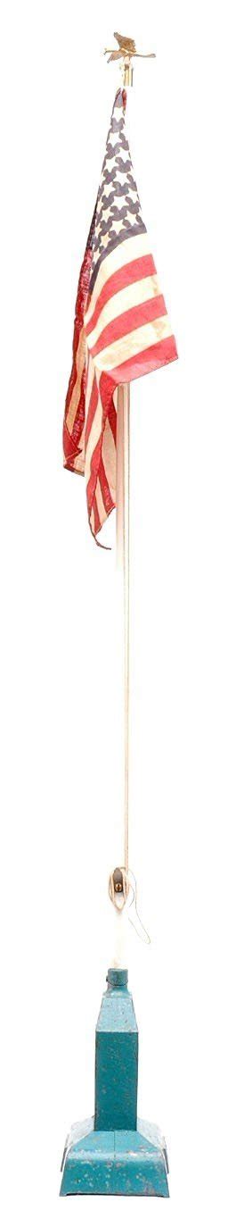 1021 American Flyer Wide Ga 2050 Old Glory Flag Pole Lot 1021