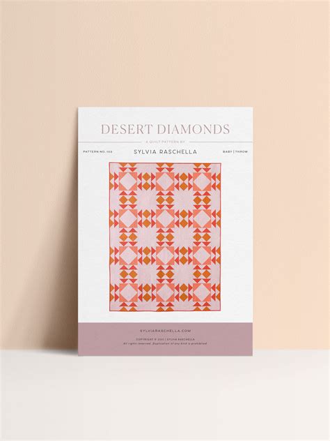 Desert Diamonds Quilt Pattern Sylvia Raschella