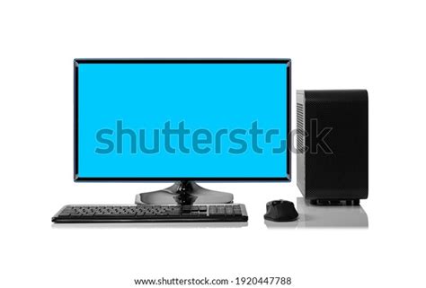 Desktop Personal Computer Isolated On White Stock Photo Edit Now