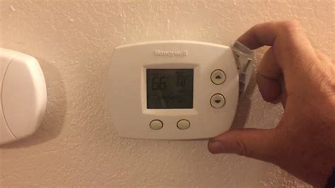 We did not find results for: Changing Honeywell Thermostat Batteries - YouTube