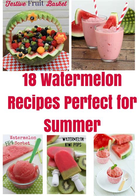 18 Watermelon Recipes Perfect For Summer A Sparkle Of Genius