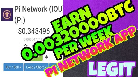 Is pi a free money? PI NETWORK APP earn 0.0032btc per week legit - YouTube