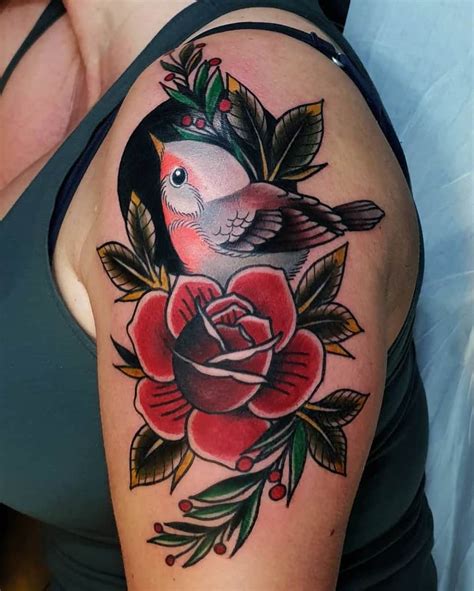 Traditional Robin Tattoo