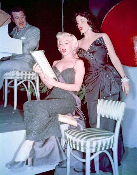 Perfectlymarilynmonroe Marilyn Monroe And Jane Russell On The Set Of