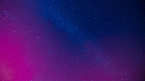 Wallpaper Stars Clear Sky Night View Colorful Pink Blue