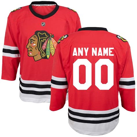The chicago blackhawks are as part of chicago as any of the city landmarks. Preschool Chicago Blackhawks Red Home Replica Custom Jersey