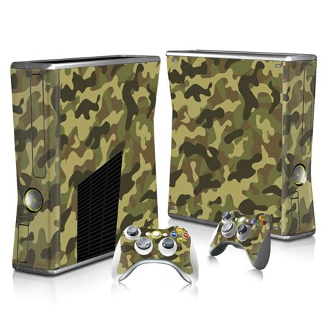 Camo Whole Body Protective Vinyl Skin Decal Cover For Microsoft Xbox