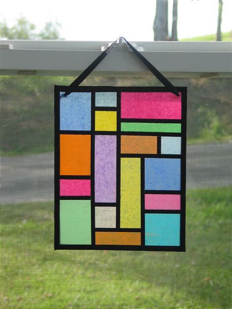 Butterfly Jungle Faux Stained Glass