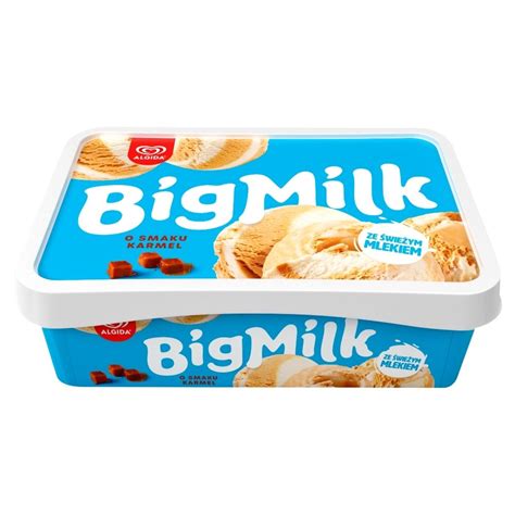 Big Milk Lody o smaku karmel ml Zakupy online z dostawą do domu Carrefour pl