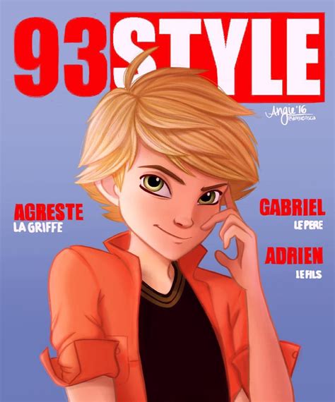 Adrien Miraculous Ladybug Magazine Cover