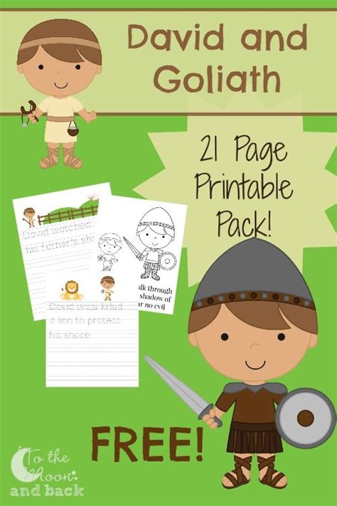 Free Printable David And Goliath Crafts Printable Word Searches