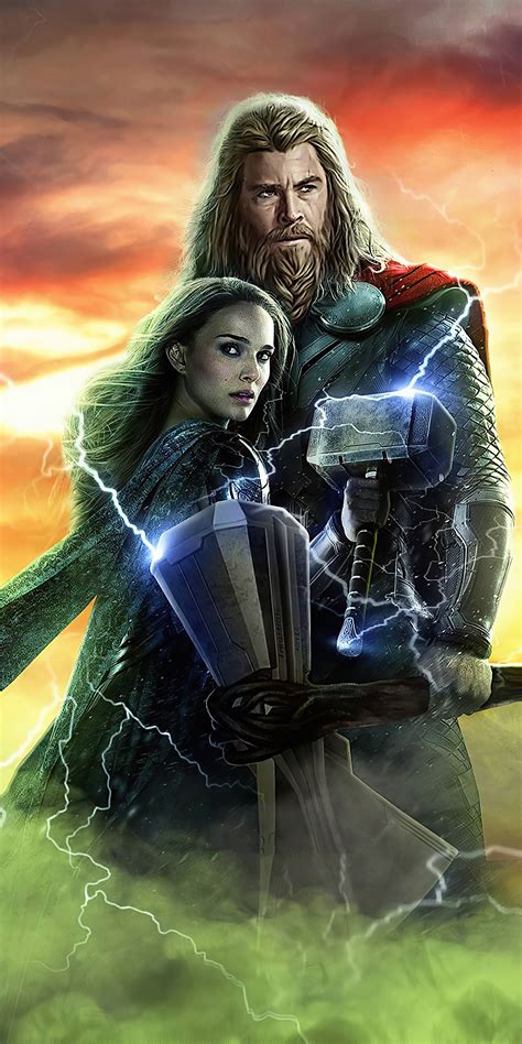 1080x2160 Thor Love And Thunder Artwork One Plus 5thonor 7xhonor View