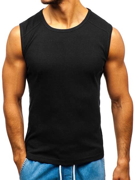 Camiseta Lisa Para Hombre Negra Bolf C3066 Negro