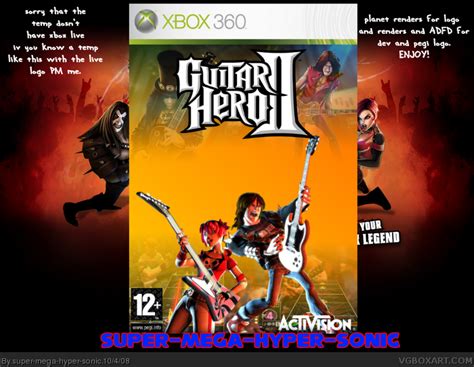 Guitar Hero Ii Xbox 360 Box Art Cover By Super Mega Hyper