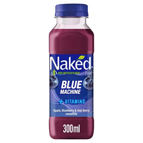 Naked Blue Machine Blueberry Smoothie Ml Smoothies Iceland Foods