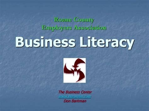 Business Literacy