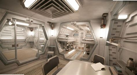 Sci Fi Bunker Interior Spaceship Interior Futuristic Interior Scifi