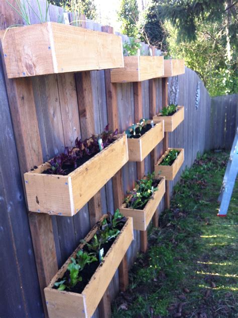 Hanging Plants On Fence Garden Planter