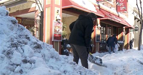 Boston Record Snow Hurts Economy Local Business Owners Cbs News