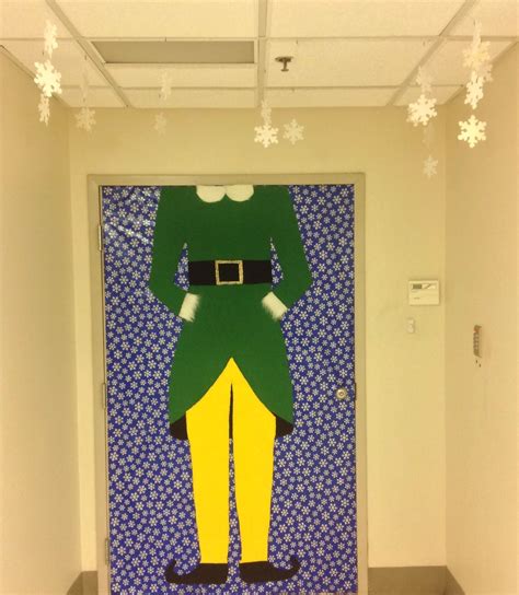 Buddy The Elf Door Decoration Ready For Christmas Holiday Door Decorations Christmas Door