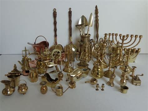 Large Collection Of Copper Miniatures 52 Pieces Catawiki