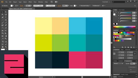 Custom Color Swatches In Adobe Illustrator Tutorial Zipup