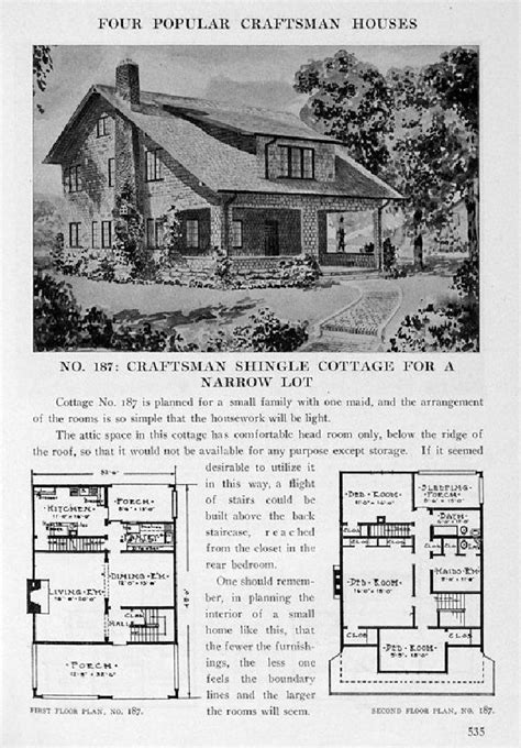 4 Popular Bungalows From The Craftsman August 1916 Southern House