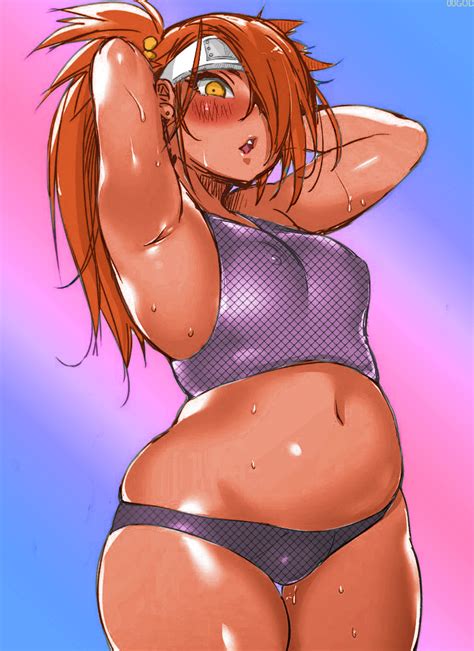 Rule 34 00god 1girls Akimichi Chouchou Armpits Arms Up Belly Bikini