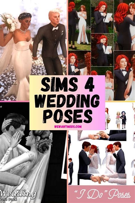 23 Sims 4 Wedding Poses Aisle Ceremony Bridal Party In 2024
