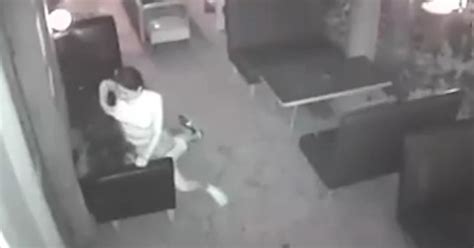 Waitress Caught On Cctv Getting Frisky With Customer After Closing