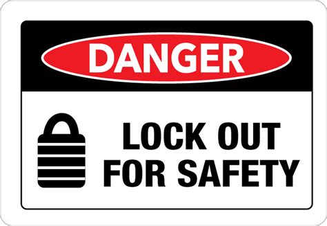 Lockouttagout Signs Creative Safety Supply