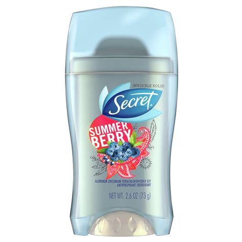 Secret Fresh Antiperspirant Deodorant Invisible Solid Berry 26 Oz