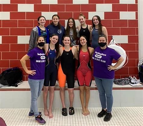 News Tidings Online Girls Swimming And Diving Team Members Going To