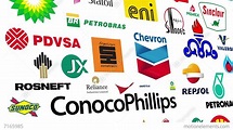 Oil Companies Logo Loop Stock Animation | 7165985