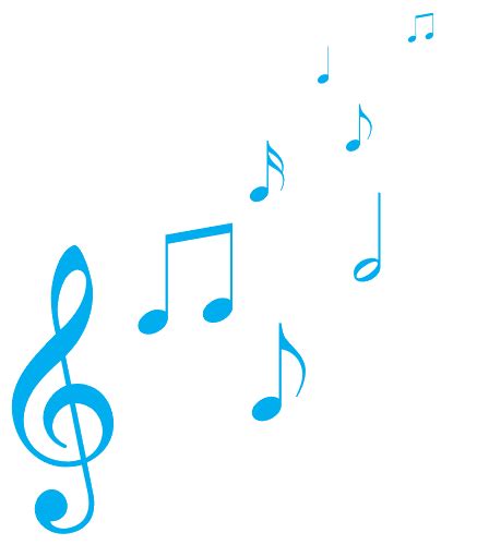 Blue Music Notes Wallpaper Wallpapersafari