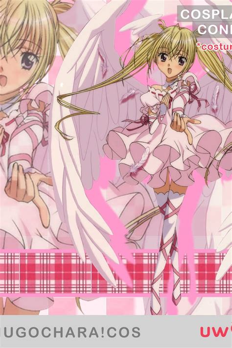 【not Confirmed】uwowo Anime Shugo Chara Utau Hoshina Angle Seraphic Charm Cosplay Costume
