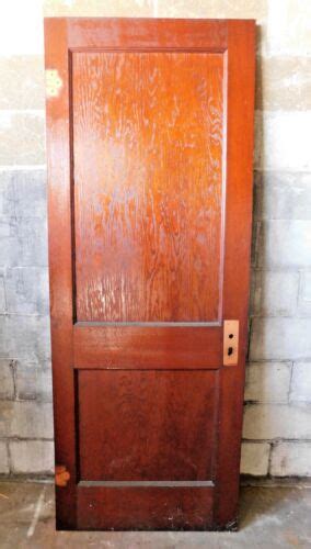 Antique Craftsman Style Two Panel Door C 1910 Fir Architectural Salvage In 2020 Craftsman